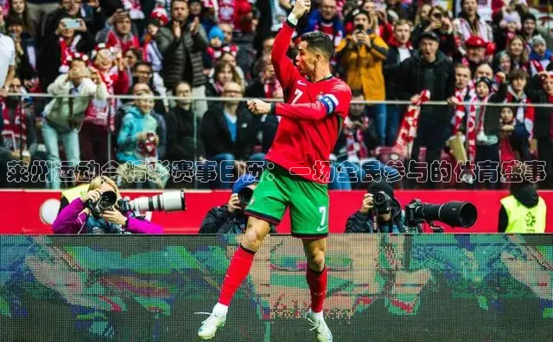 莱州运动会精彩赛事日历：一场全民参与的体育盛事